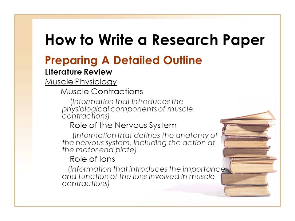 components of a good term paper